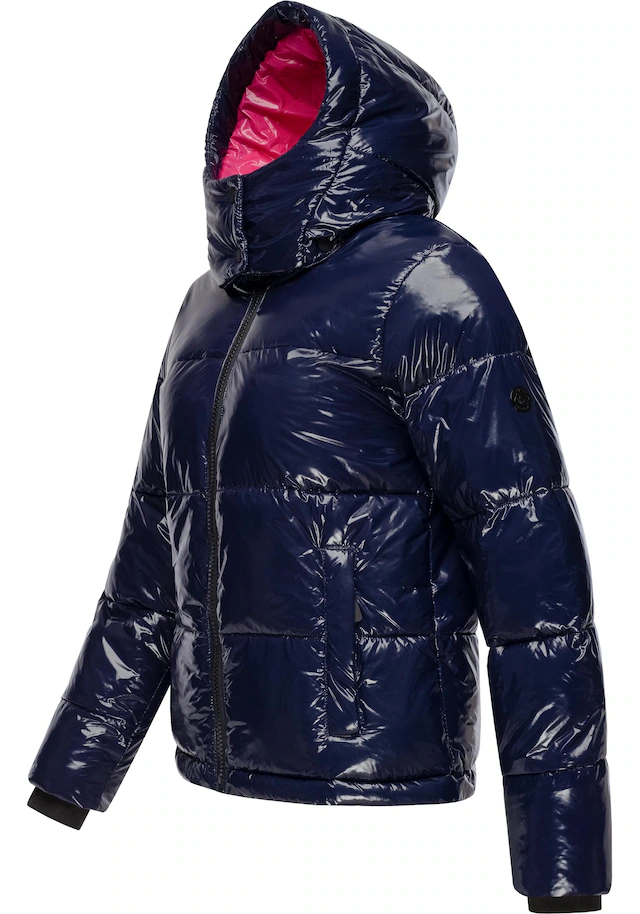 Ragwear Steppjacke »Roobie« mit Kapuze super stylische, gänzende Damen Winterjacke