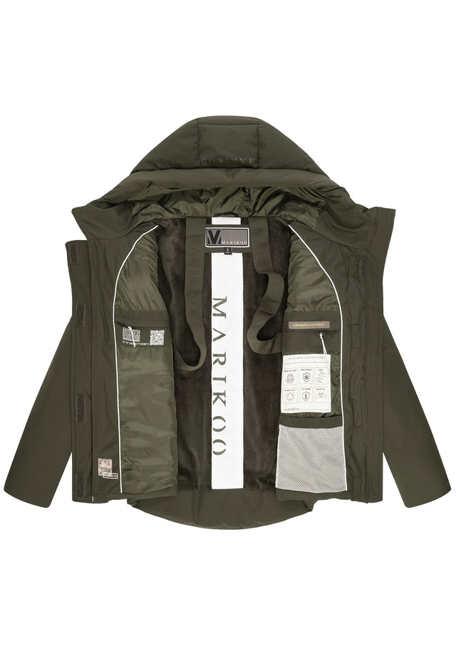 Marikoo Outdoorjacke »Elira« mit warmem Teddyfell