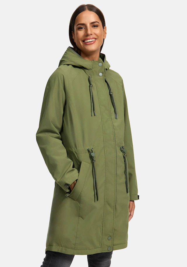Marikoo Outdoorjacke »Megumii« mit weichem Teddyfell innen