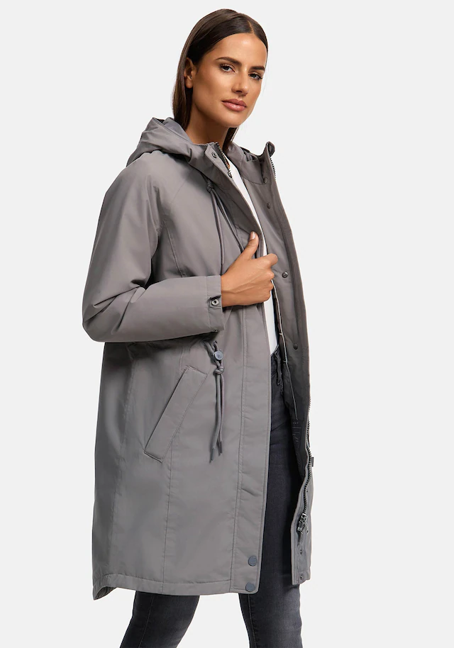 Marikoo Outdoorjacke »Megumii« mit weichem Teddyfell innen