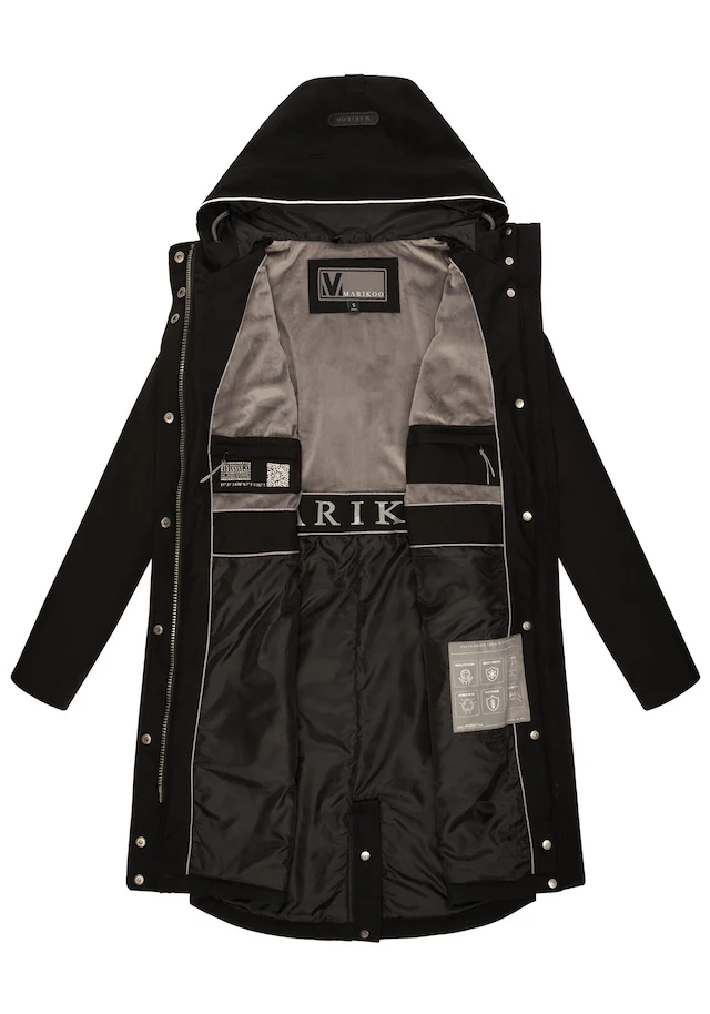 Marikoo Outdoorjacke »Megumii« mit weichem Teddyfell innen