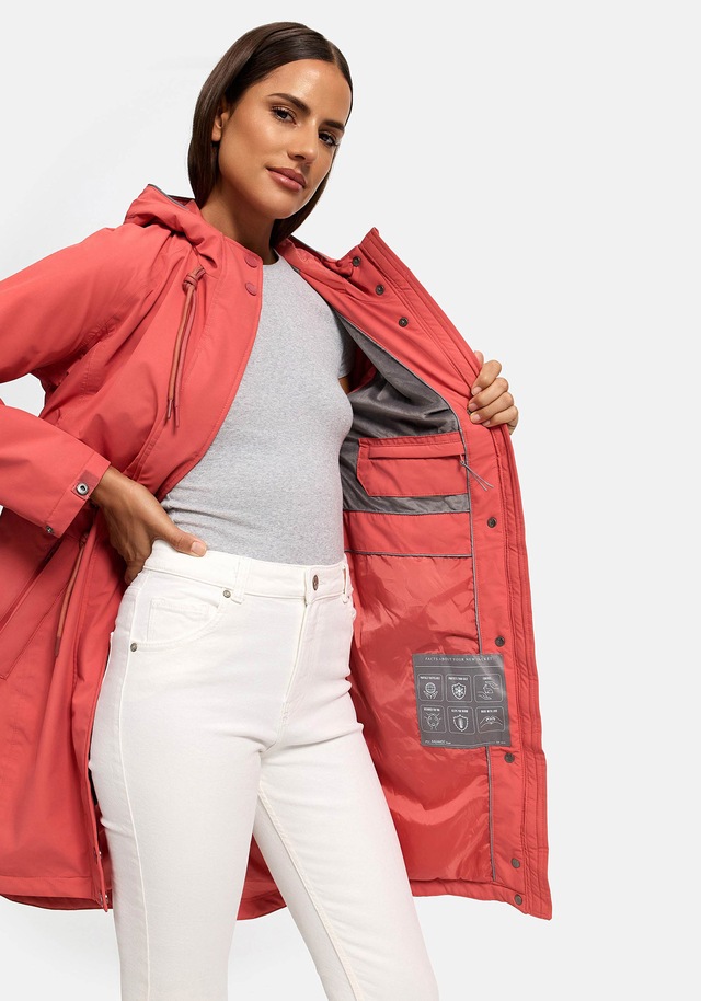 Marikoo Outdoorjacke »Megumii« mit weichem Teddyfell innen