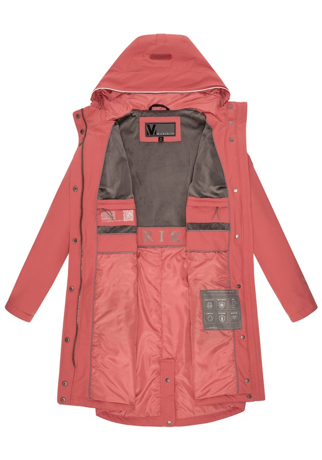 Marikoo Outdoorjacke »Megumii« mit weichem Teddyfell innen