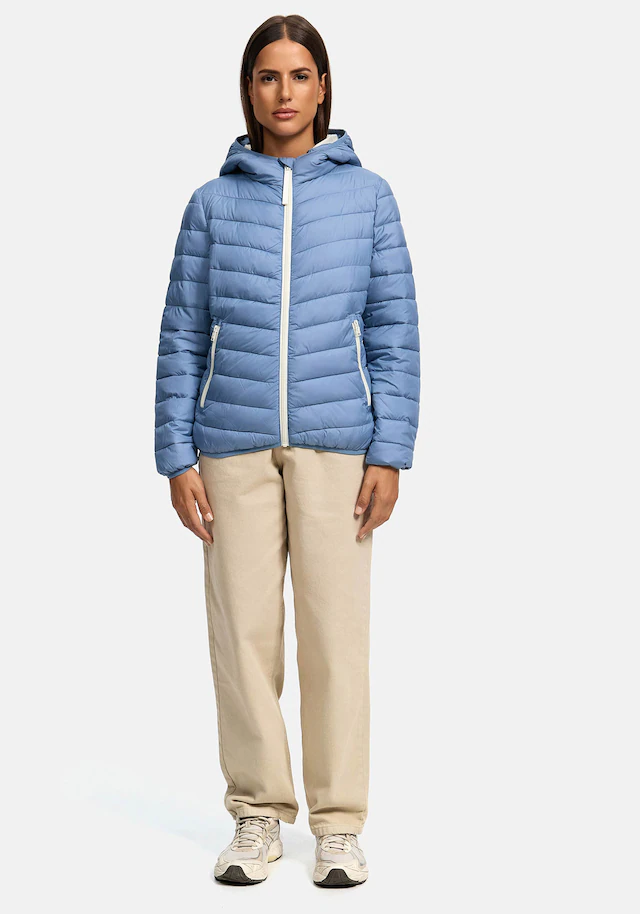 Marikoo Winterjacke »Pack mich ein« Mit Kapuze und Beutel zum Verstauen der Jacke