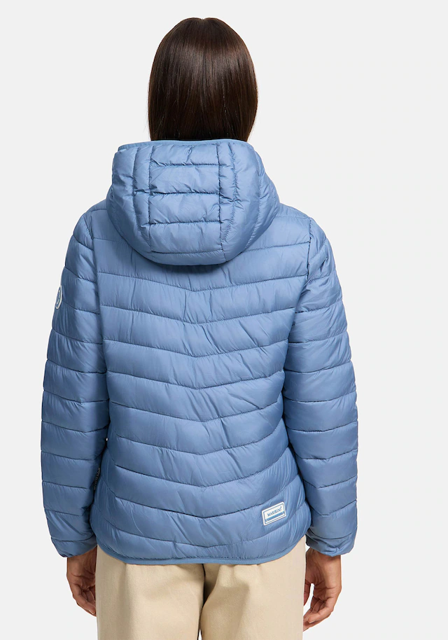 Marikoo Winterjacke »Pack mich ein« Mit Kapuze und Beutel zum Verstauen der Jacke