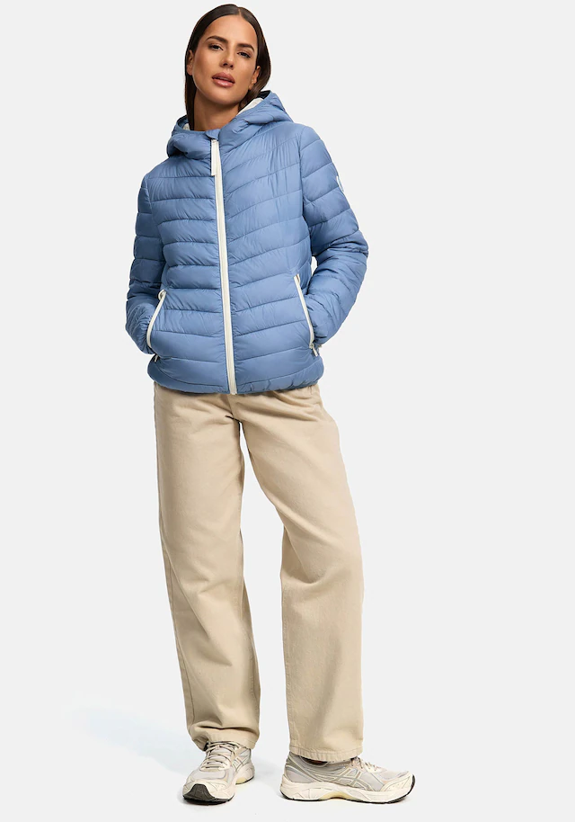 Marikoo Winterjacke »Pack mich ein« Mit Kapuze und Beutel zum Verstauen der Jacke