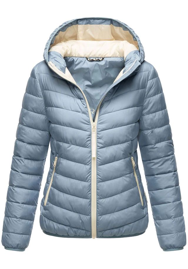Marikoo Winterjacke »Pack mich ein« Mit Kapuze und Beutel zum Verstauen der Jacke