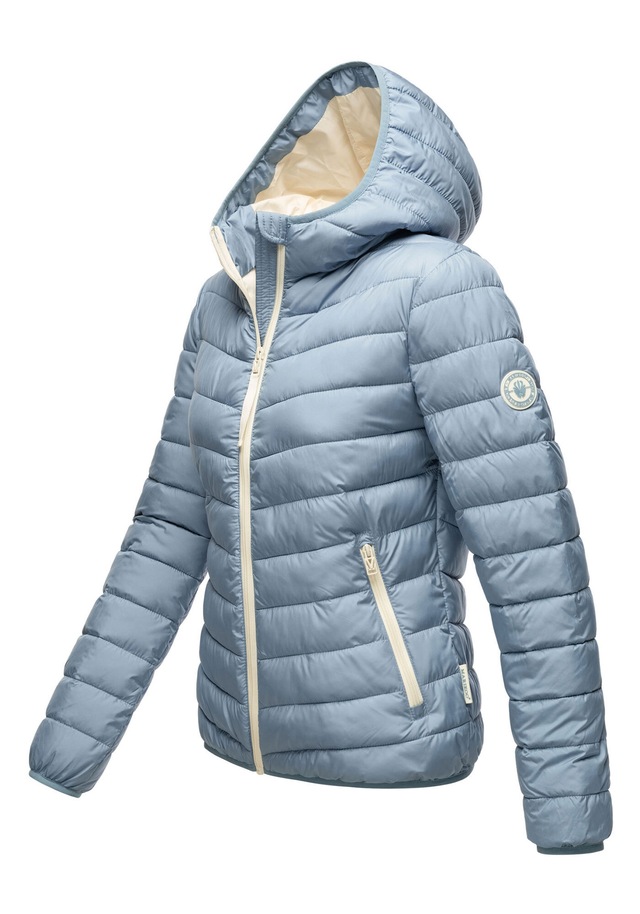 Marikoo Winterjacke »Pack mich ein« Mit Kapuze und Beutel zum Verstauen der Jacke
