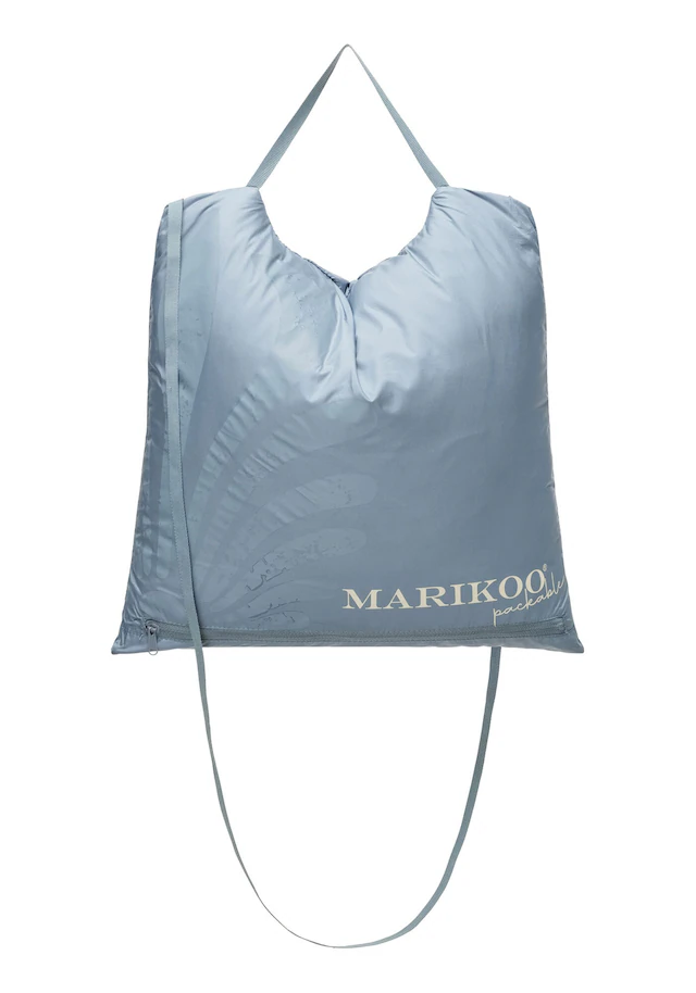 Marikoo Winterjacke »Pack mich ein« Mit Kapuze und Beutel zum Verstauen der Jacke