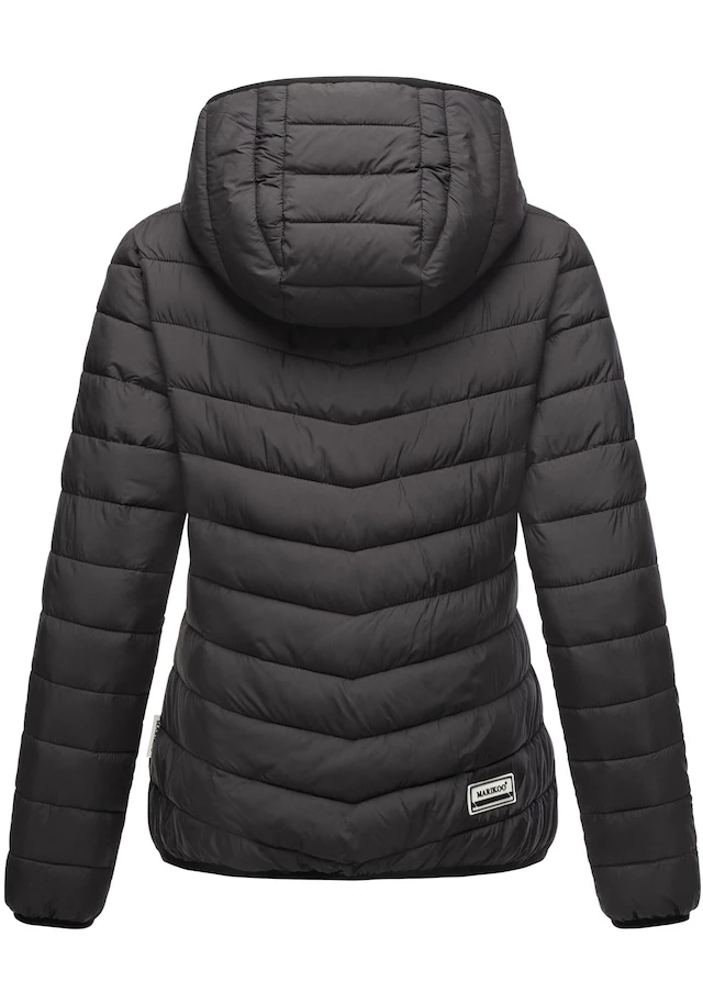 Marikoo Winterjacke »Pack mich ein« Mit Kapuze und Beutel zum Verstauen der Jacke