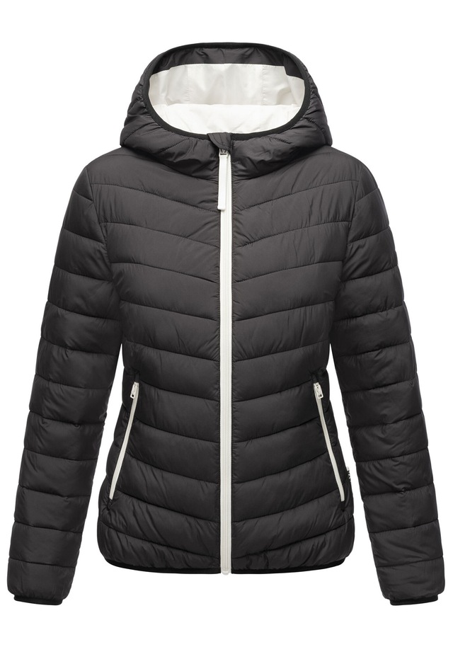 Marikoo Winterjacke »Pack mich ein« Mit Kapuze und Beutel zum Verstauen der Jacke