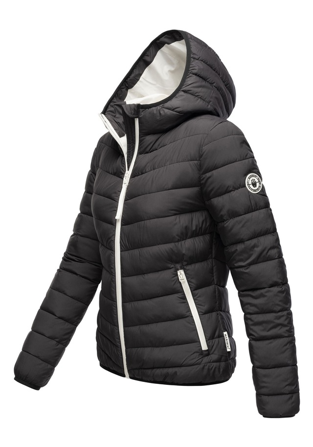 Marikoo Winterjacke »Pack mich ein« Mit Kapuze und Beutel zum Verstauen der Jacke