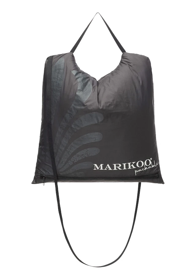 Marikoo Winterjacke »Pack mich ein« Mit Kapuze und Beutel zum Verstauen der Jacke