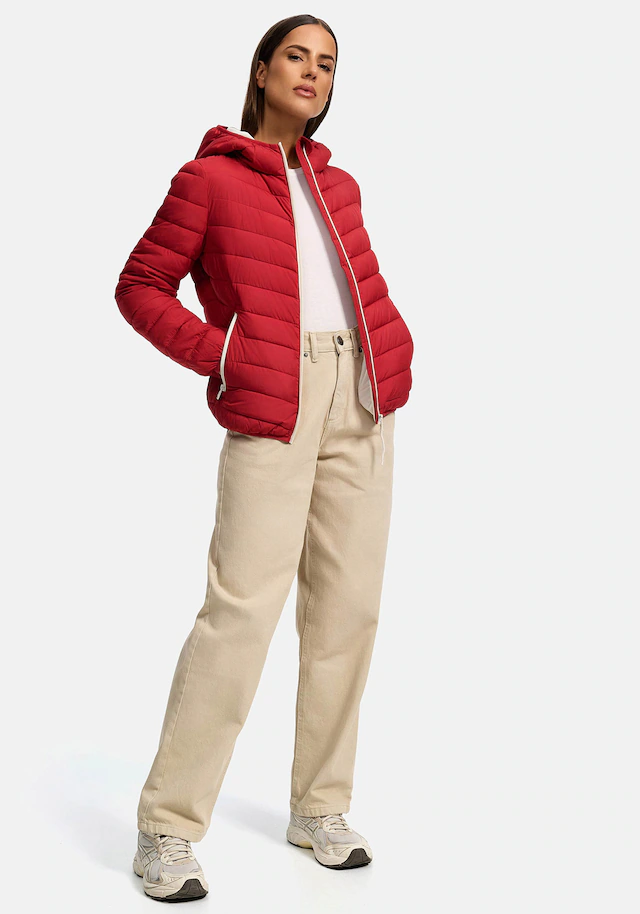 Marikoo Winterjacke »Pack mich ein« Mit Kapuze und Beutel zum Verstauen der Jacke