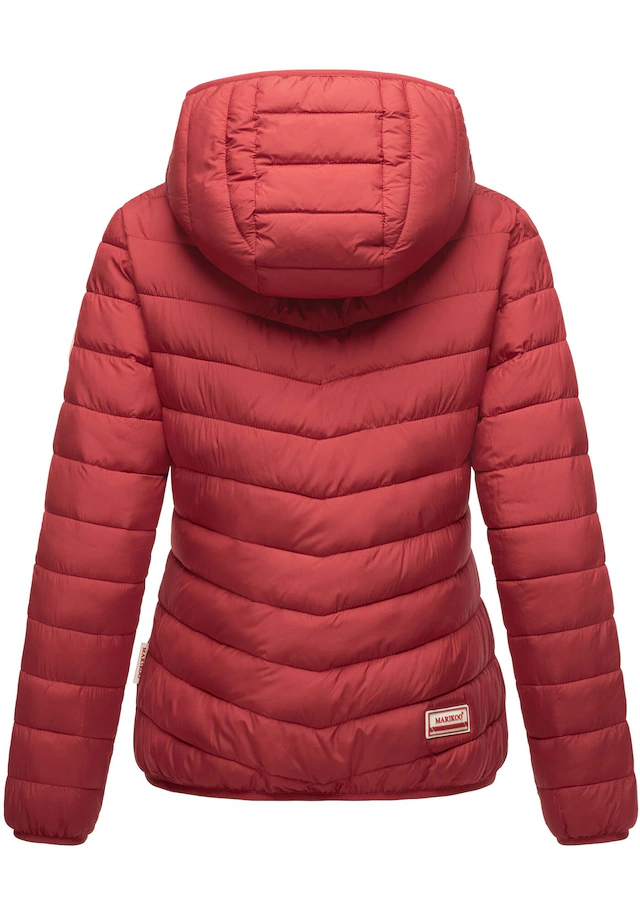 Marikoo Winterjacke »Pack mich ein« Mit Kapuze und Beutel zum Verstauen der Jacke