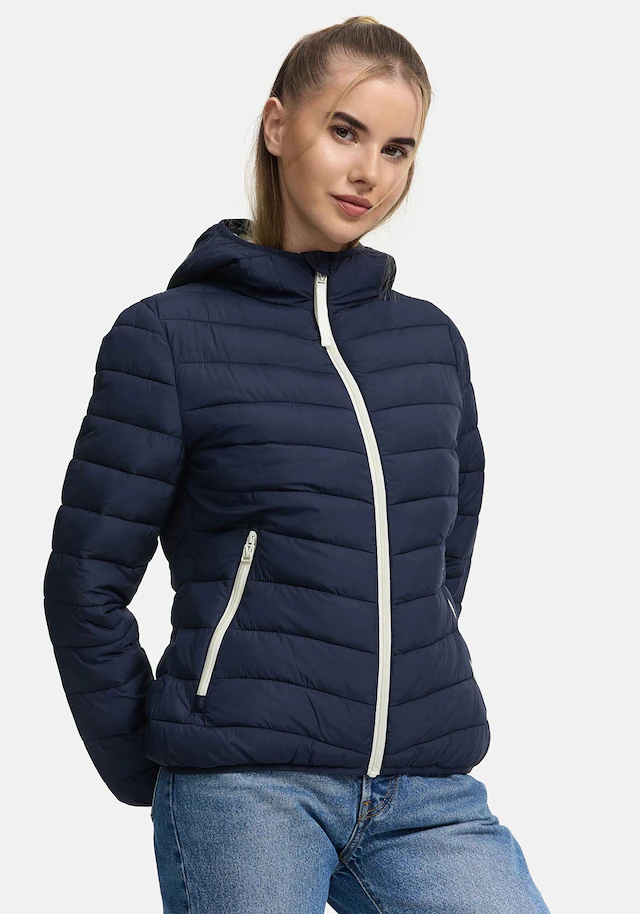 Marikoo Winterjacke »Pack mich ein« Mit Kapuze und Beutel zum Verstauen der Jacke