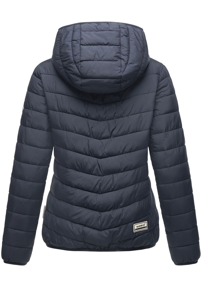 Marikoo Winterjacke »Pack mich ein« Mit Kapuze und Beutel zum Verstauen der Jacke