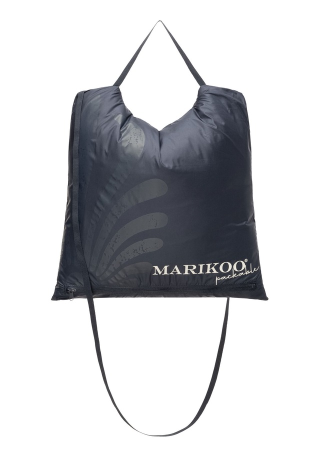 Marikoo Winterjacke »Pack mich ein« Mit Kapuze und Beutel zum Verstauen der Jacke