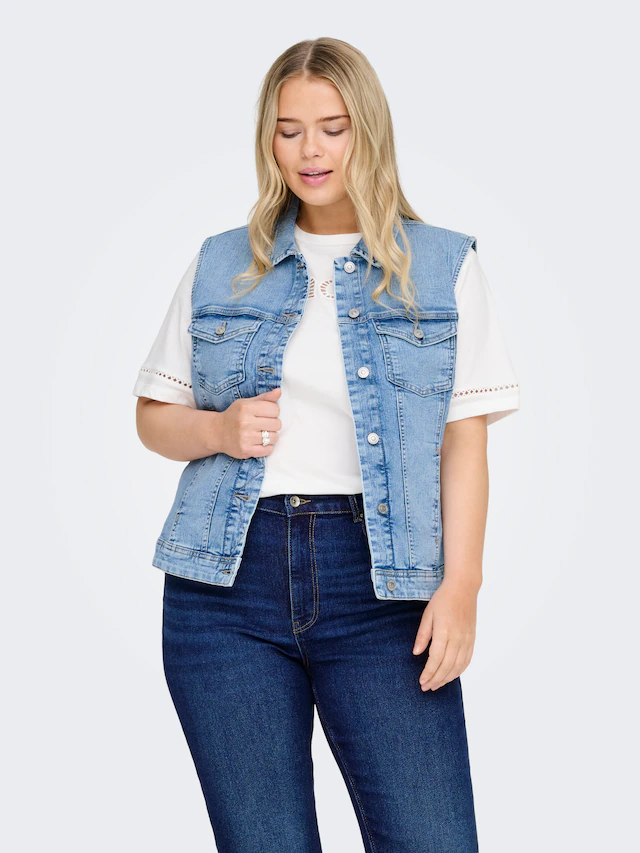 ONLY CARMAKOMA Jeansweste »CARWESPA WEST DNM PIM619 NOOS«