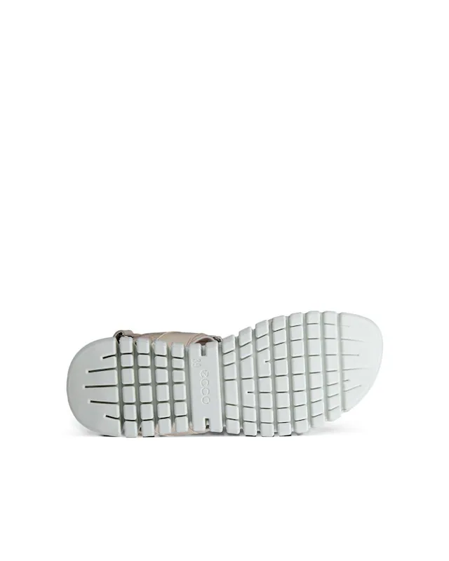 Ecco Sandalette »ECCO GRUUV SOL W« , Plateau, Sommerschuh, Sandalette mit praktischem Klettverschluss