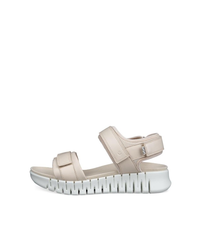 Ecco Sandalette »ECCO GRUUV SOL W« , Plateau, Sommerschuh, Sandalette mit praktischem Klettverschluss