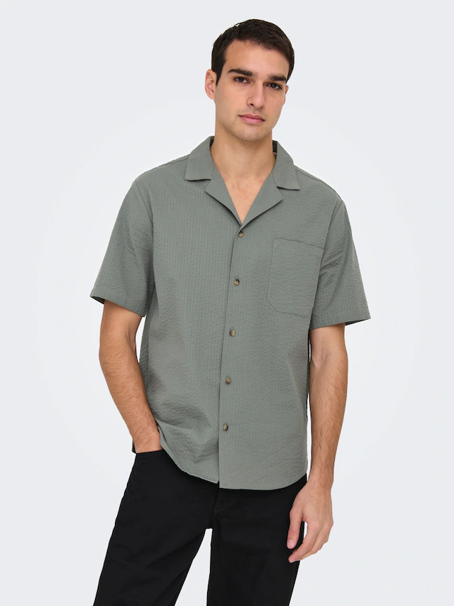 ONLY & SONS Kurzarmhemd »ONSEYE RESORT SEERS 0009 SHIRT NOOS«