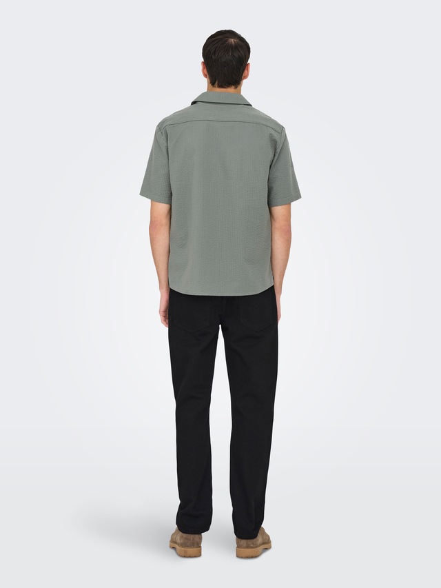 ONLY & SONS Kurzarmhemd »ONSEYE RESORT SEERS 0009 SHIRT NOOS«