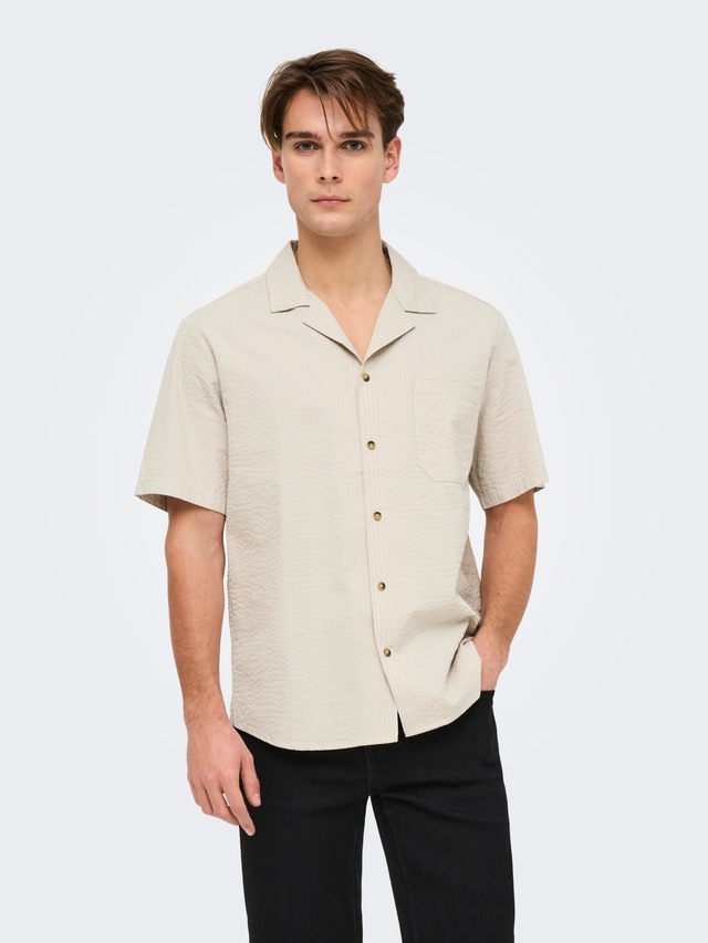 ONLY & SONS Kurzarmhemd »ONSEYE RESORT SEERS 0009 SHIRT NOOS«