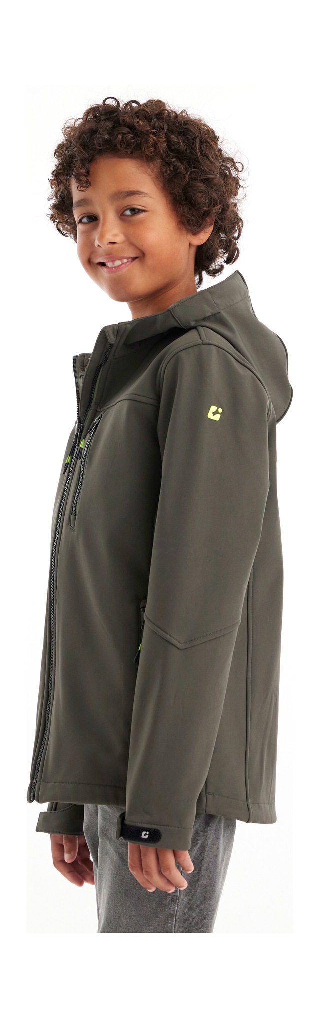 Killtec Softshelljacke »Jungen Softshelljacke« Wasserabweisende Softshelljacke mit Fleece und verstellbaren Details