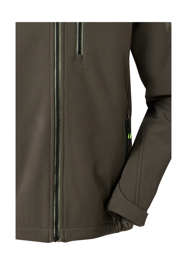 Killtec Softshelljacke »Jungen Softshelljacke« Wasserabweisende Softshelljacke mit Fleece und verstellbaren Details