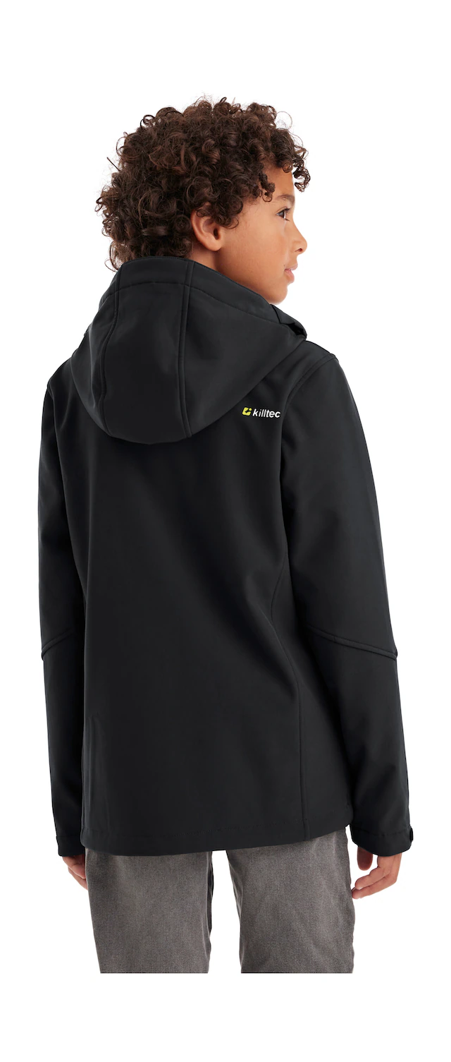 Killtec Softshelljacke »Jungen Softshelljacke« Wasserabweisende Softshelljacke mit Fleece und verstellbaren Details