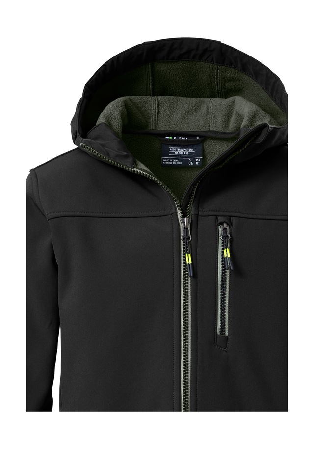Killtec Softshelljacke »Jungen Softshelljacke« Wasserabweisende Softshelljacke mit Fleece und verstellbaren Details