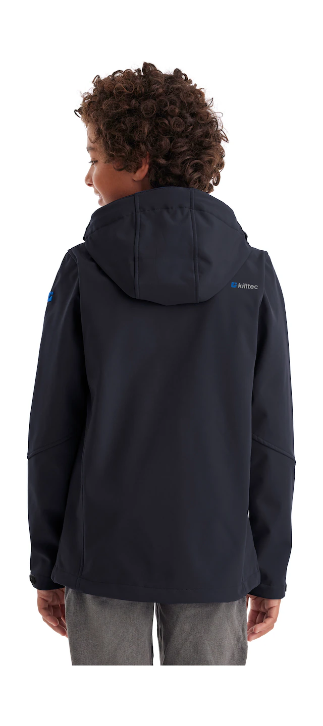 Killtec Softshelljacke »Jungen Softshelljacke« Wasserabweisende Softshelljacke mit Fleece und verstellbaren Details