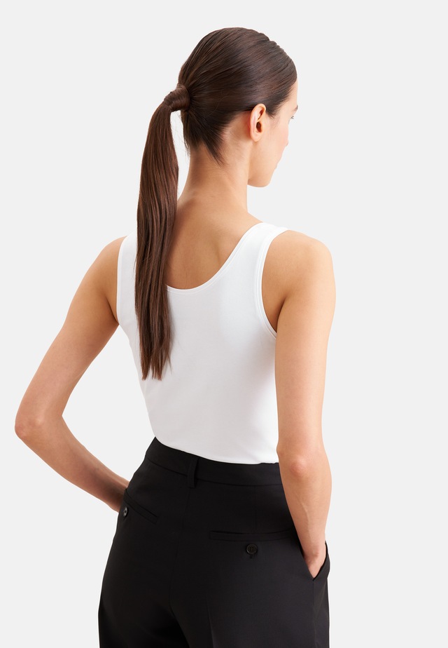 seidensticker Shirttop »Schwarze Rose« Ohne Arm Rundhals Uni