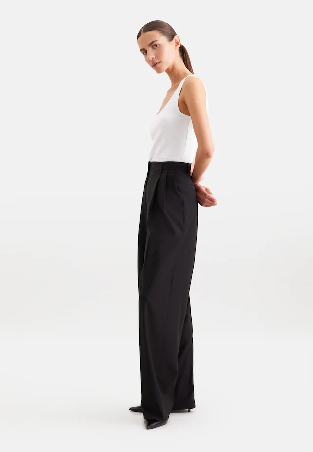 seidensticker Shirttop »Schwarze Rose« Ohne Arm Rundhals Uni