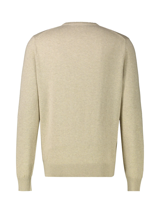 LERROS Strickpullover »Herren Strickpullover aus Baumwolle mit Crewneck Ausschnitt« Weicher Strick-Pullover, Rundhalsausschnitt, lange Ärmel, pflegeleicht
