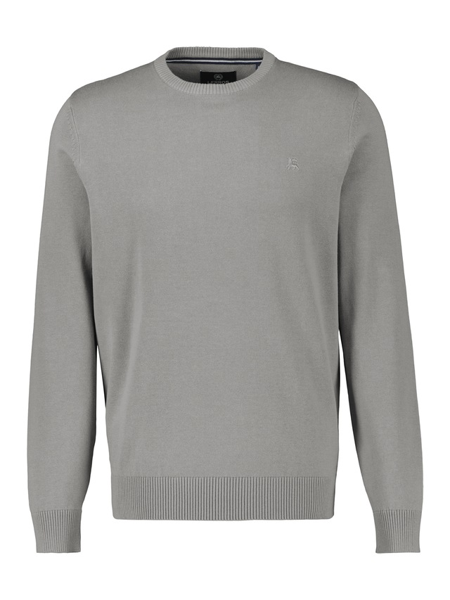 LERROS Strickpullover »Herren Strickpullover aus Baumwolle mit Crewneck Ausschnitt« Weicher Strick-Pullover, Rundhalsausschnitt, lange Ärmel, pflegeleicht