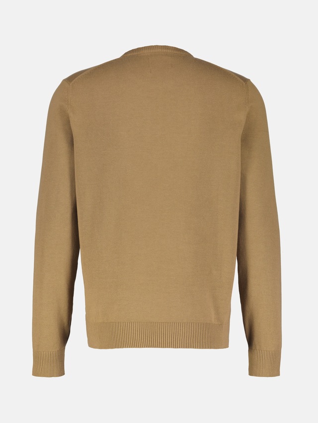 LERROS Strickpullover »Herren Strickpullover aus Baumwolle mit Crewneck Ausschnitt« Weicher Strick-Pullover, Rundhalsausschnitt, lange Ärmel, pflegeleicht
