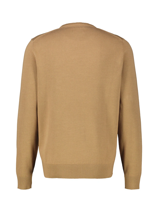 LERROS Strickpullover »Herren Strickpullover aus Baumwolle mit Crewneck Ausschnitt« Weicher Strick-Pullover, Rundhalsausschnitt, lange Ärmel, pflegeleicht
