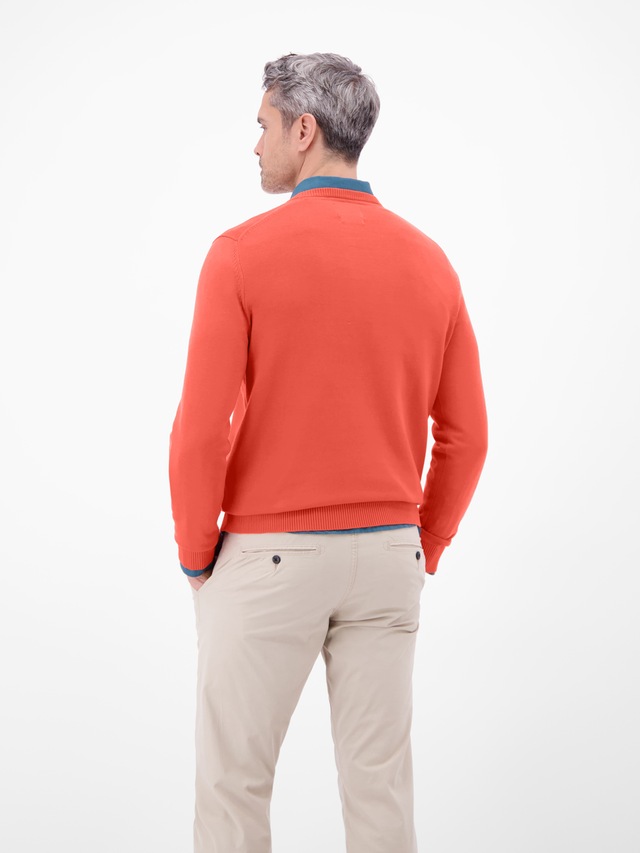 LERROS Strickpullover »Herren Strickpullover aus Baumwolle mit Crewneck Ausschnitt« Weicher Strick-Pullover, Rundhalsausschnitt, lange Ärmel, pflegeleicht