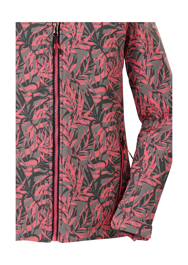 Killtec Softshelljacke »Mädchen Softshelljacke Print« Wasserdicht, windabweisend, atmungsaktiv, modischer Print