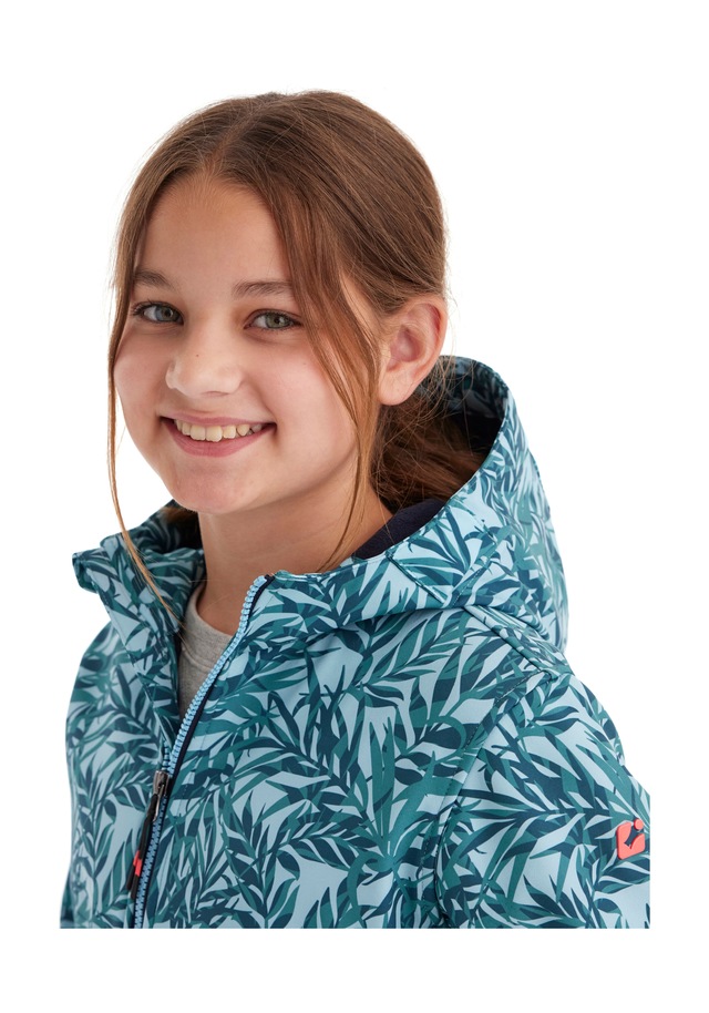 Killtec Softshelljacke »Mädchen Softshelljacke Print« Wasserdicht, windabweisend, atmungsaktiv, modischer Print
