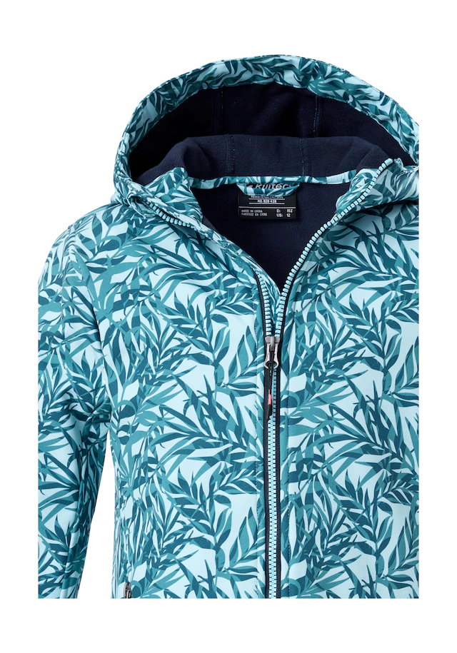 Killtec Softshelljacke »Mädchen Softshelljacke Print« Wasserdicht, windabweisend, atmungsaktiv, modischer Print