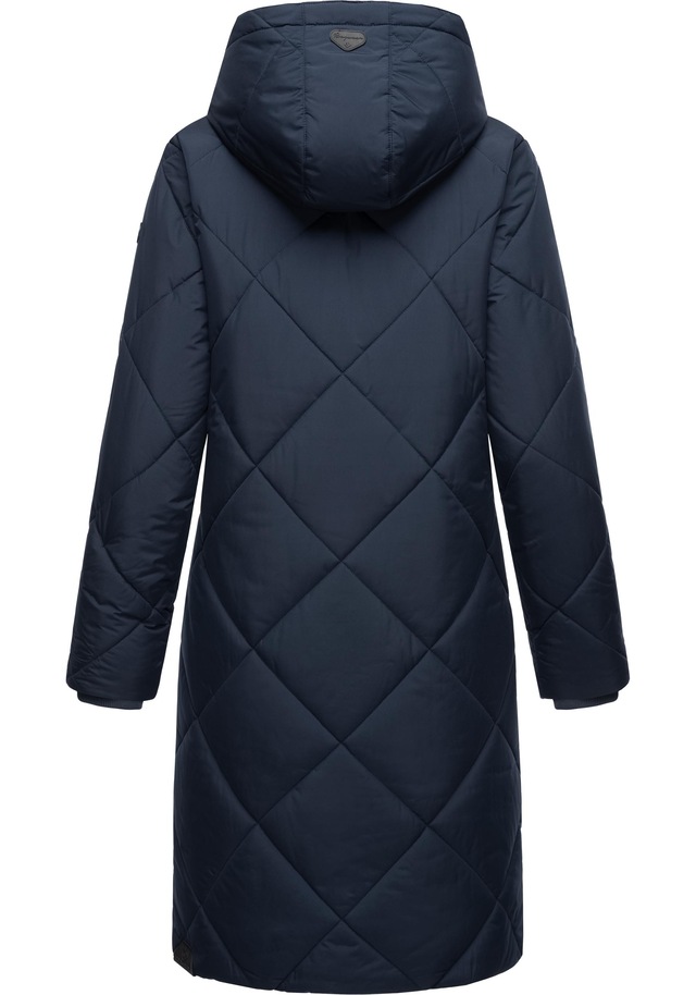 Ragwear Steppmantel »Rebela« stylischer Winterparka mit abnehmbarer Kapuze