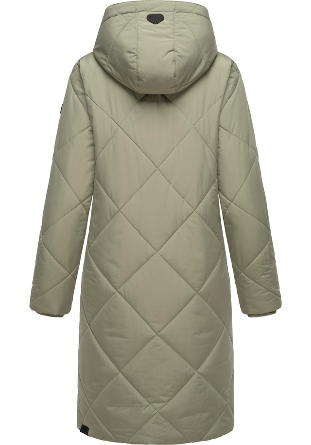 Ragwear Steppmantel »Rebela« stylischer Winterparka mit abnehmbarer Kapuze