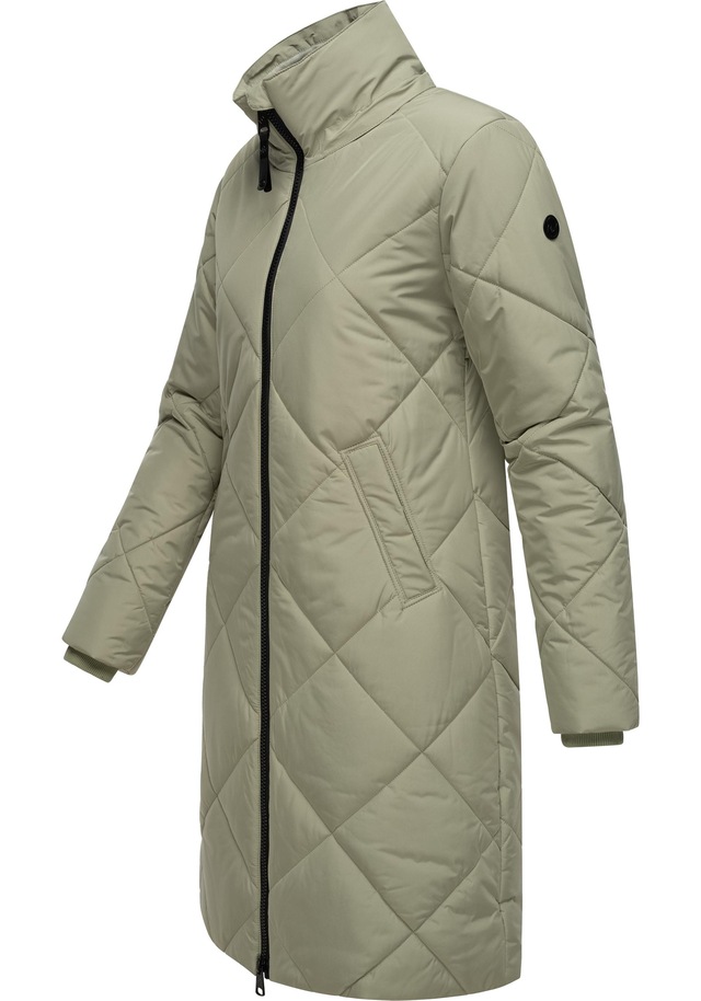 Ragwear Steppmantel »Rebela« stylischer Winterparka mit abnehmbarer Kapuze