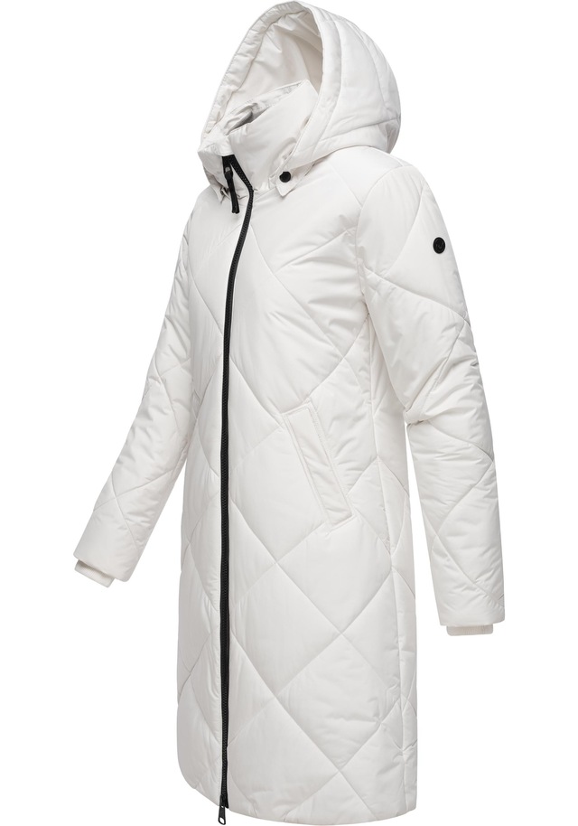 Ragwear Steppmantel »Rebela« stylischer Winterparka mit abnehmbarer Kapuze