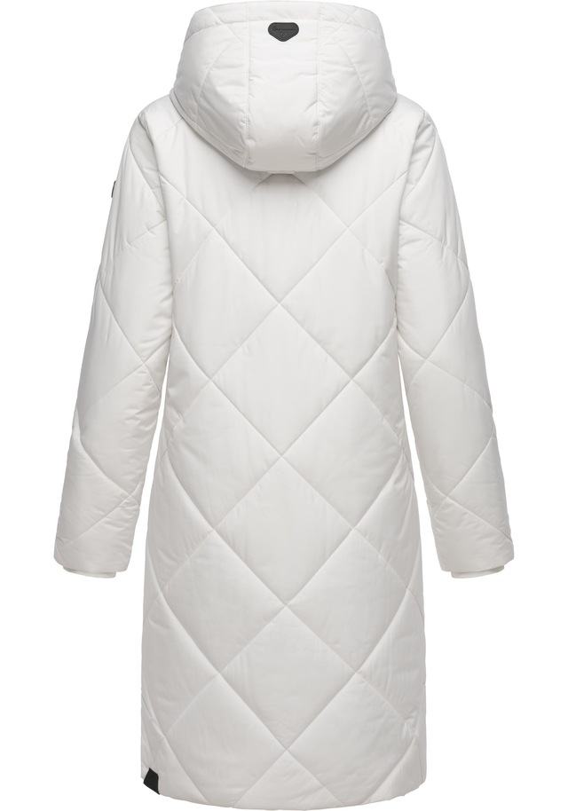 Ragwear Steppmantel »Rebela« stylischer Winterparka mit abnehmbarer Kapuze
