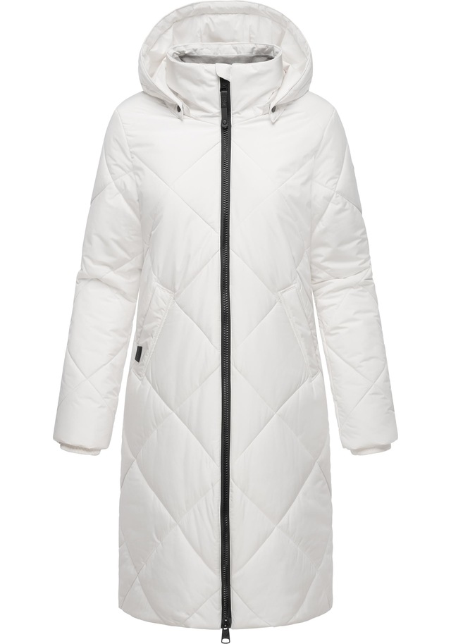 Ragwear Steppmantel »Rebela« stylischer Winterparka mit abnehmbarer Kapuze