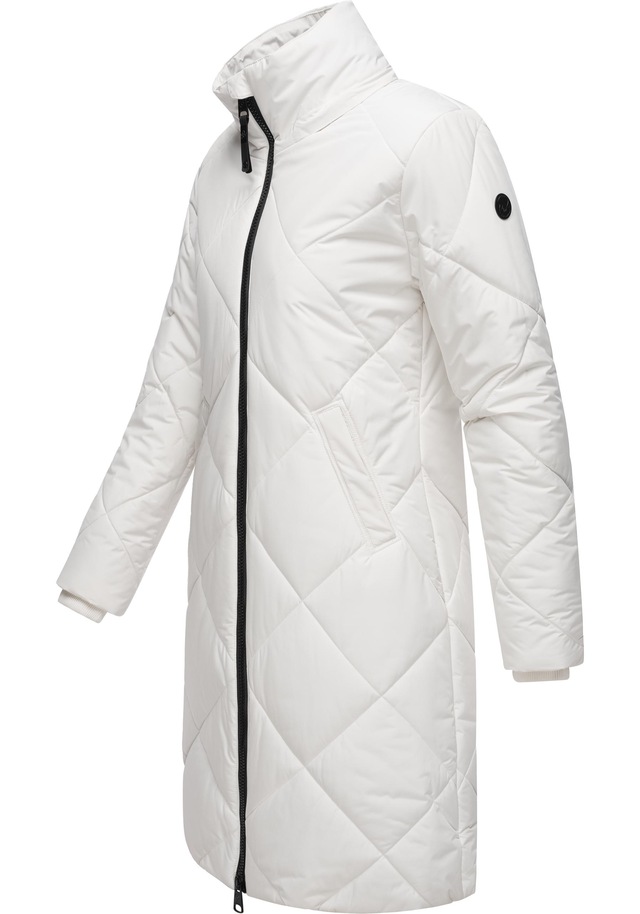 Ragwear Steppmantel »Rebela« stylischer Winterparka mit abnehmbarer Kapuze